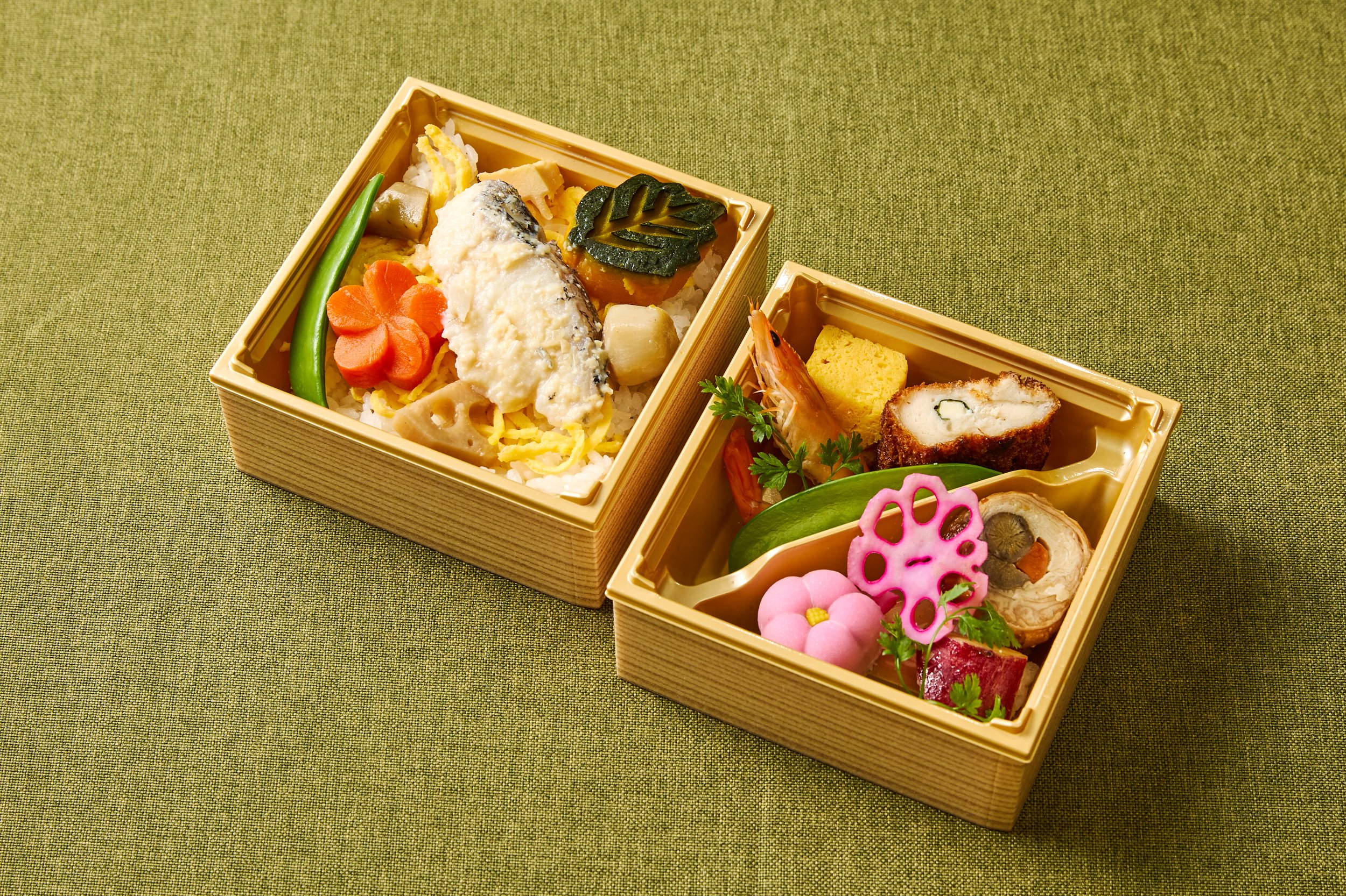 西京焼きと彩り豊かな京野菜を詰めた京懐石 村瀬の高級二段重